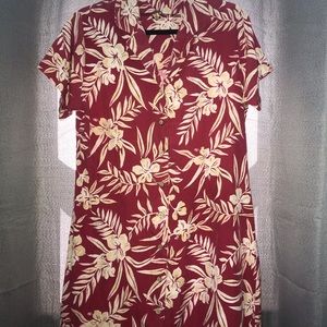 Hawaiian print dress